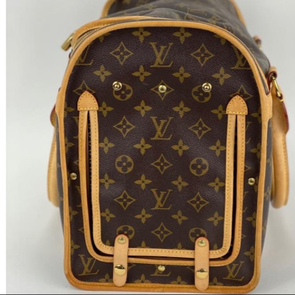 Louis Vuitton Monogram Canvas Pet Carrier Bag Brown Tan - Picture 7 of 15